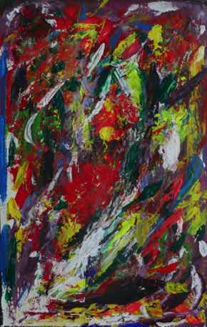Up From the Earth, acrylic on paper, 18"x12" Up From the Earth, acrylic on paper, 18"x12"