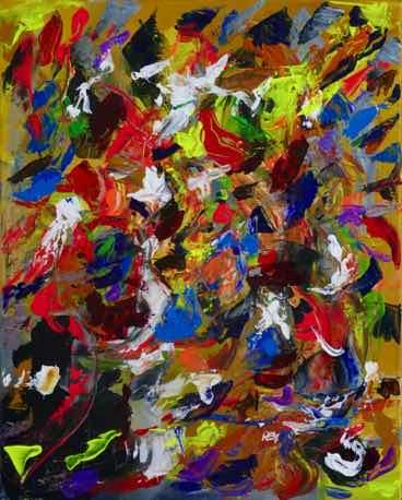 Autumnal Joy, acrylic on canvas, 20"x16" Autumnal Joy, acrylic on canvas, 20"x16"