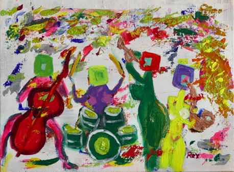 Jubilation, acrylic on canvas, 12"x16" Jubilation, acrylic on canvas, 12"x16"