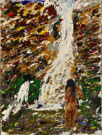 Waterfall, acrylic on canvas, 24"x18" Waterfall, acrylic on canvas, 24"x18"