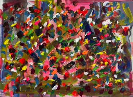 Lost in the Rain in Juarez, acrylic on canvas panel, 18"x24" Lost in the Rain in Juarez, acrylic on canvas panel, 18"x24"