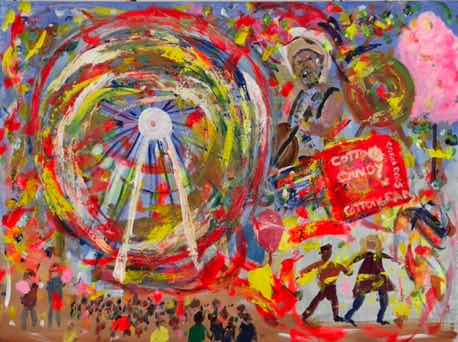 State Fair, acrylic on canvas, 30"x40" State Fair, acrylic on canvas, 30"x40"