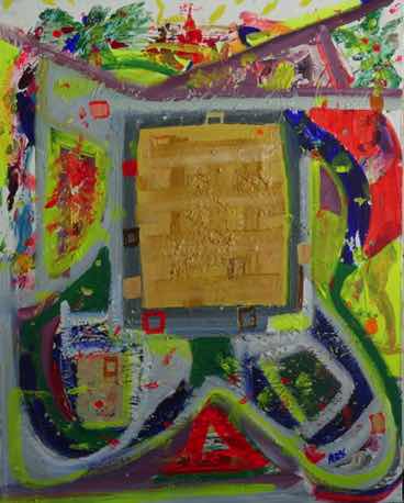 Copernicus Squared, acrylic on canvas, 30"x24" Copernicus Squared, acrylic on canvas, 30"x24"