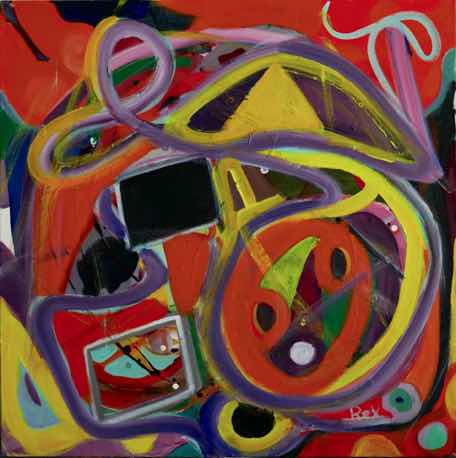 Becoming, acrylic on canvas, 30"x30" Becoming, acrylic on canvas, 30"x30"