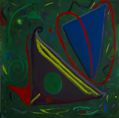 Mating Dance, acrylic on canvas, 30"x30" Mating Dance, acrylic on canvas, 30"x30"