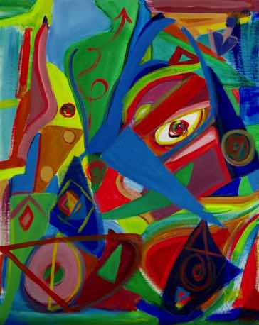 The Navigator, acrylic on canvas panel, 30"x24" The Navigator, acrylic on canvas panel, 30"x24"