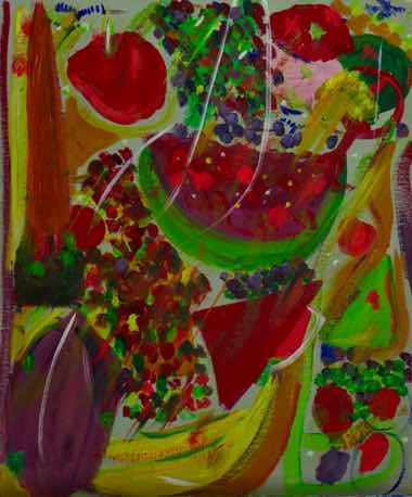 Picnic, acrylic on linen panel, 24"x20" Picnic, acrylic on linen panel, 24"x20"