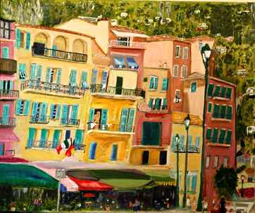 French Summer, oil on canvas, 30"x36" French Summer, oil on canvas, 30"x36"