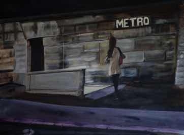 Metro, acrylic on canvas, 30"x40" Metro, acrylic on canvas, 30"x40"