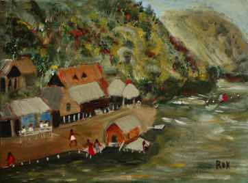 Mae Sai, acrylic on canvas, 12"x16" Mae Sai, acrylic on canvas, 12"x16"