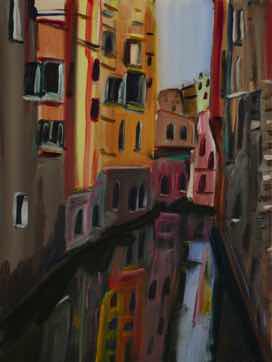 Our Quiet Canal, acrylic on canvas, 24"x18" Our Quiet Canal, acrylic on canvas, 24"x18"
