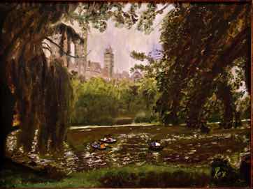 Central Park, oil on canvas, 12"x16" Central Park, oil on canvas, 12"x16"