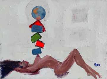 It's About Balance, acrylic on canvas, 12"x16" It's About Balance, acrylic on canvas, 12"x16"