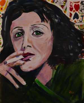 Regrets? No. Not Really, acrylic on paper, 20"x16" Regrets? No. Not Really, acrylic on paper, 20"x16"