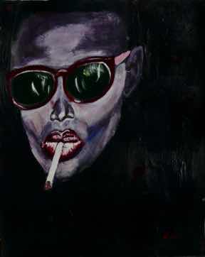Just Grace, acrylic on paper, 20"x 16" Just Grace, acrylic on paper, 20"x 16"