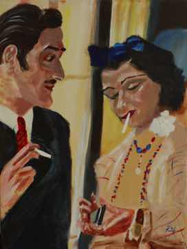 Haute Couture, acrylic on canvas, 24"x18" Haute Couture, acrylic on canvas, 24"x18"