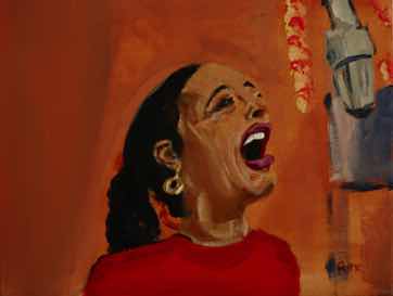 Testifying, acrylic on canvas, 11"x14" Testifying, acrylic on canvas, 11"x14"