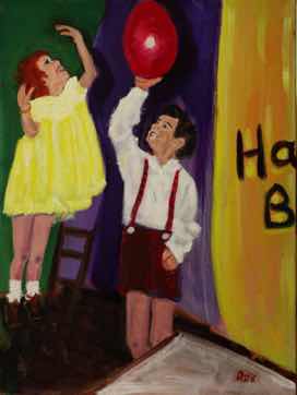 Jumping for Joy, acrylic on canvas, 24"x18" Jumping for Joy, acrylic on canvas, 24"x18"