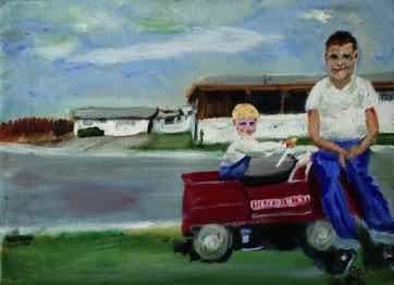 American Daydream, acrylic on canvas, 12"x16" American Daydream, acrylic on canvas, 12"x16"