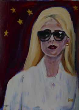 Starstruck, acrylic on paper, 15"x11" Starstruck, acrylic on paper, 15"x11"