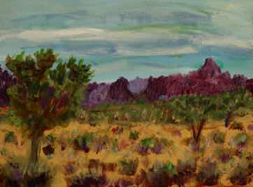 Joshua Tree, acrylic on canvas, 9"x12" Joshua Tree, acrylic on canvas, 9"x12"