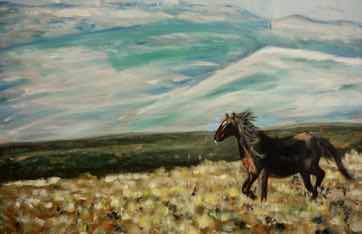 Instinct Freedom, acrylic on canvas, 30"x40" Instinct Freedom, acrylic on canvas, 30"x40"