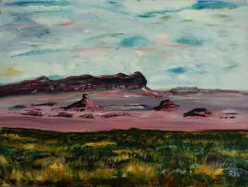 The Valley, acrylic on canvas, 18"x24" The Valley, acrylic on canvas, 18"x24"
