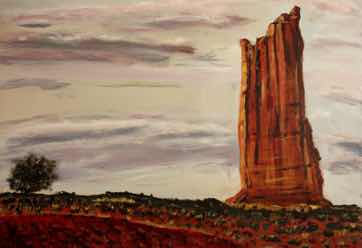 Monument, acrylic on canvas, acrylic on canvas, 30"x40" Monument, acrylic on canvas, acrylic on canvas, 30"x40"