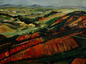 Vineyards, acrylic on canvas, 30"x40" Vineyards, acrylic on canvas, 30"x40"