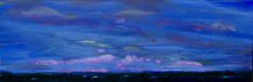 Beyond the Horizon, acrylic on canvas, 10"x30" Beyond the Horizon, acrylic on canvas, 10"x30"