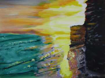 Daybreak, acrylic on canvas, 18"x24" Daybreak, acrylic on canvas, 18"x24"