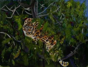 Endangered, acrylic on paper, 18"x14" Endangered, acrylic on paper, 18"x14"