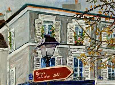 Le Coin, oil on canvas panel, 12"x16" Le Coin, oil on canvas panel, 12"x16"