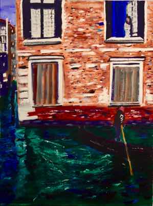Timeless Venice, acrylic on canvas, 40"x30"