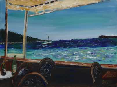Le Lavandou Revisite, acrylic on canvas, 18"x24" Le Lavandou Revisite, acrylic on canvas, 18"x24"