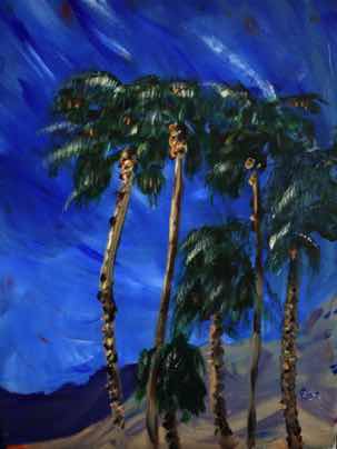 Some Palms out Back, acrylic on canvas, 24"x18" Some Palms out Back, acrylic on canvas, 24"x18"