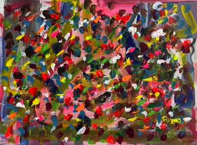 Lost in the Rain in Juarez, acrylic on canvas panel, 18"x24" Lost in the Rain in Juarez, acrylic on canvas panel, 18"x24"