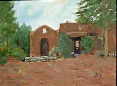 Taos Afternoon, oil on canvas panel, 12"x16" Taos Afternoon, oil on canvas panel, 12"x16"