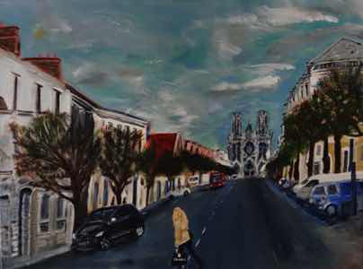 Notre Dame, acrylic on canvas, 30"x40" Notre Dame, acrylic on canvas, 30"x40"