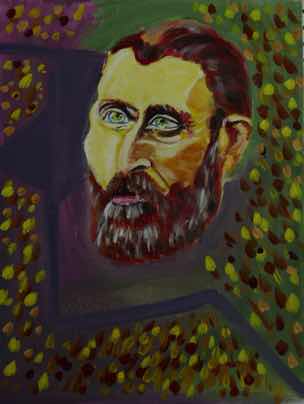 Vince, acrylic on canvas, 24"x18" Vince, acrylic on canvas, 24"x18"