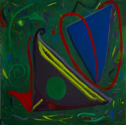 Mating Dance, acrylic on canvas, 30"x30" Mating Dance, acrylic on canvas, 30"x30"