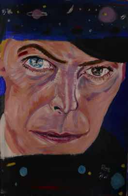 David, acrylic on watercolor paper, framed, 22"x18" David, acrylic on watercolor paper, framed, 22"x18"