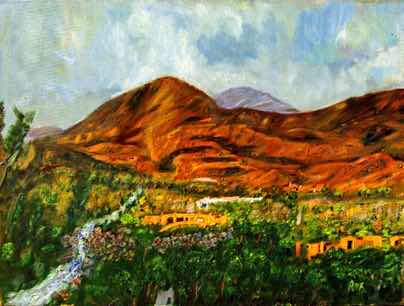 Sangre de Cristo, oil on canvas, 18"x24" Sangre de Cristo, oil on canvas, 18"x24"