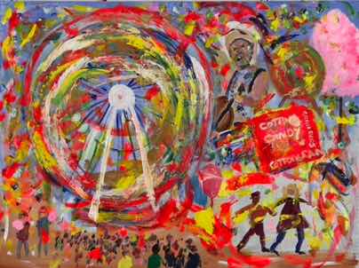 State Fair, acrylic on canvas, 30"x40" State Fair, acrylic on canvas, 30"x40"