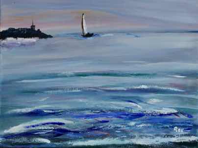 Horizon Time, acrylic on canvas, 18"x24" Horizon Time, acrylic on canvas, 18"x24"